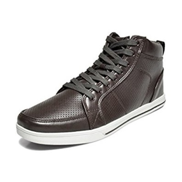 Mens "Alec" Fashion High Top Sneakers - Picture 1 of 5